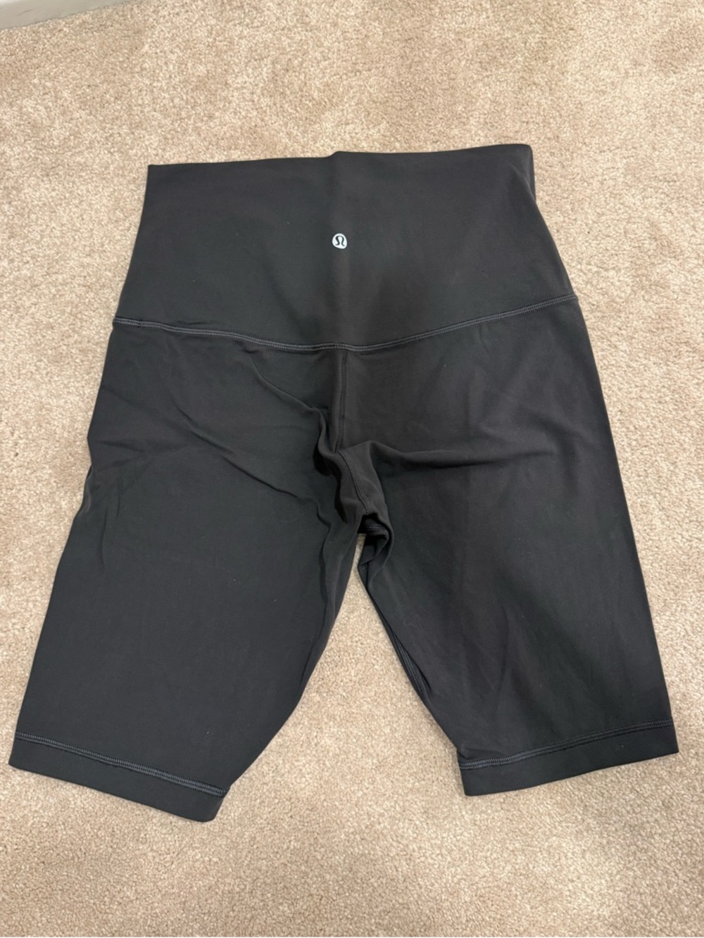 Lululemon Gray Align Super High-Rise Bike Shorts
